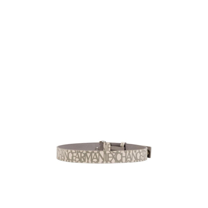 Armani Exchange Beige Polyester Regular Belt