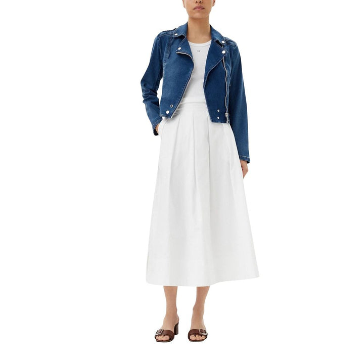 Morgan De Toi Blue Cotton Denim Jacket