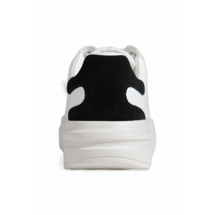 Guess Black And White Polyethylene Low Top Sneakers