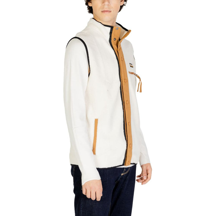Columbia Cream Polyester Sleveless Jacket