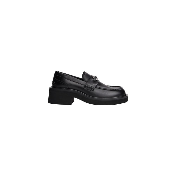 Tommy Hilfiger Jeans Black Leather High Heel Pumps