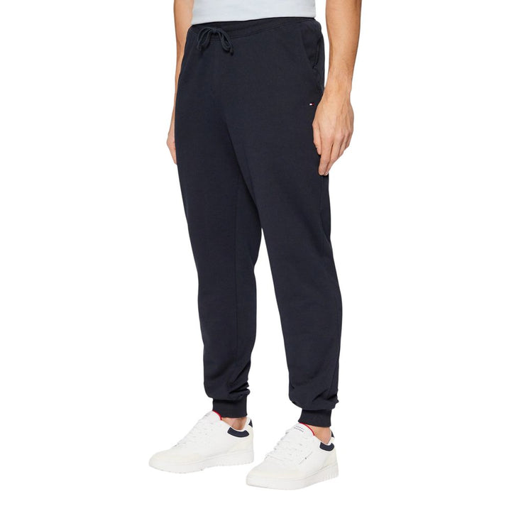 Tommy Hilfiger Blue Cotton Joggers (Workout Pants)