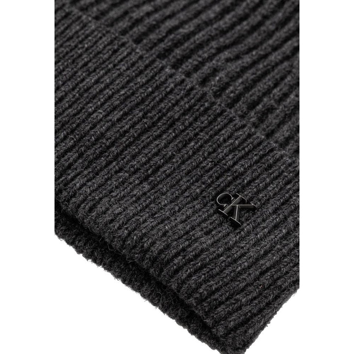 Calvin Klein Gray Wool Cap (Baseball Hat)