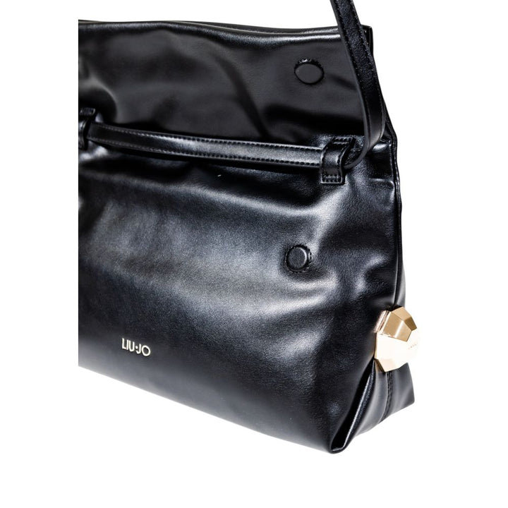 Liu Jo Black Polyethylene Clutch Bag