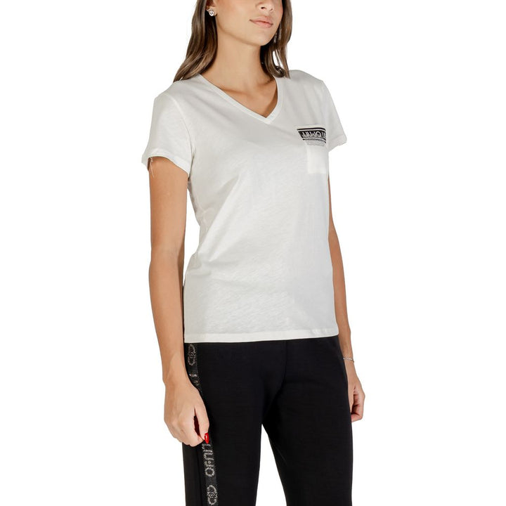 Liu Jo White Cotton T-Shirt