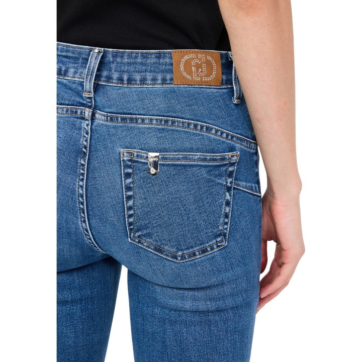 Liu Jo Blue Cotton Bootcut Jeans