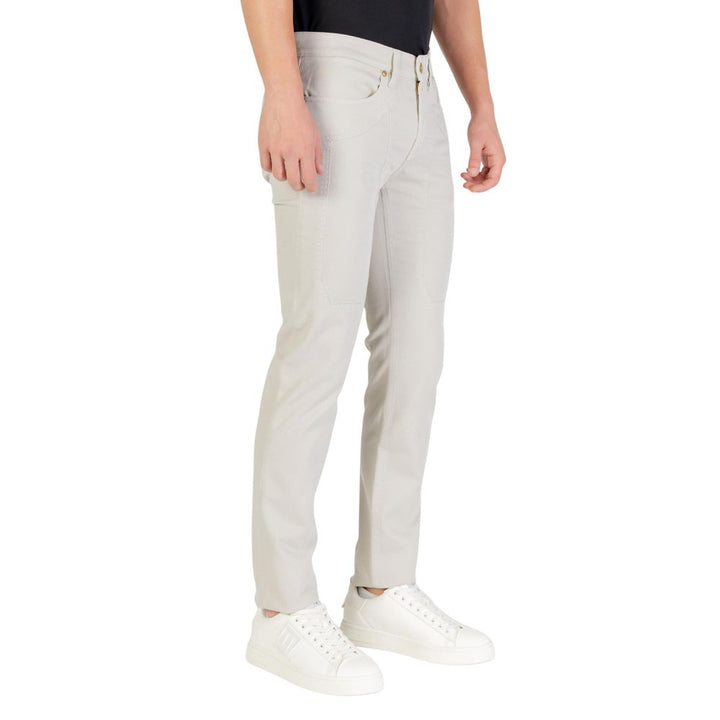 Jeckerson Gray Cotton Skinny Jeans