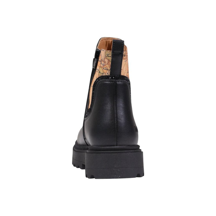 Alviero Martini Prima Classe Black Polyethylene Ankle Boots