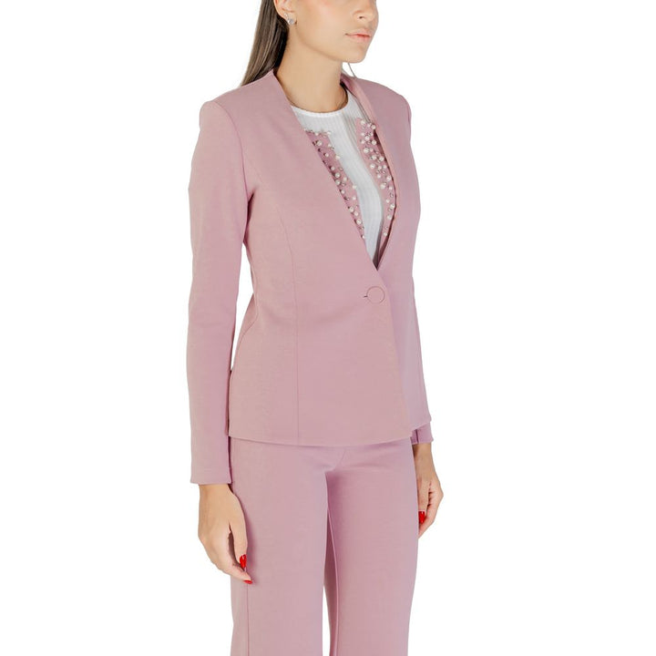 Rinascimento Multicolor Polyester Blazer