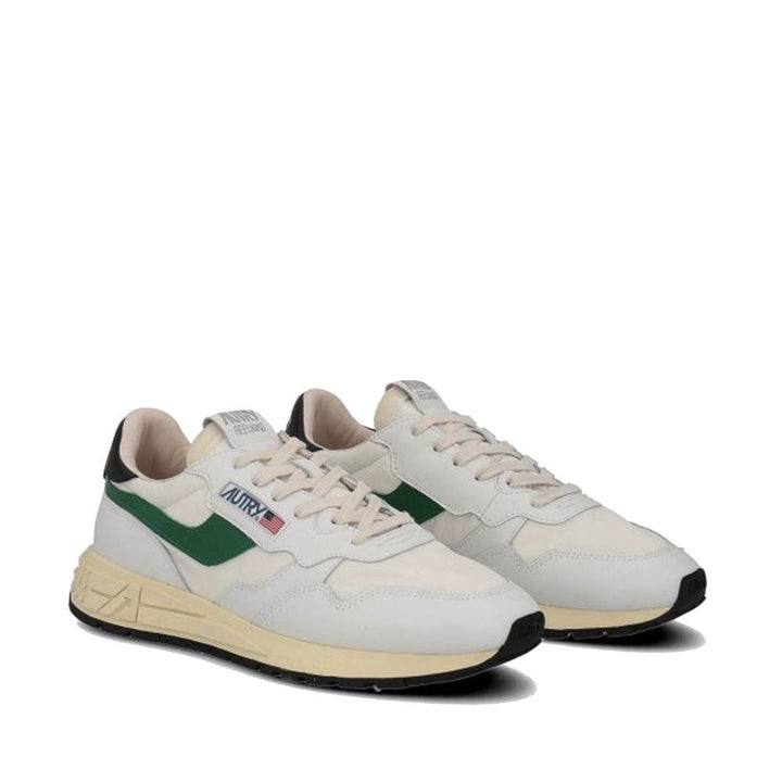 Autry White Leather Low Top Sneakers