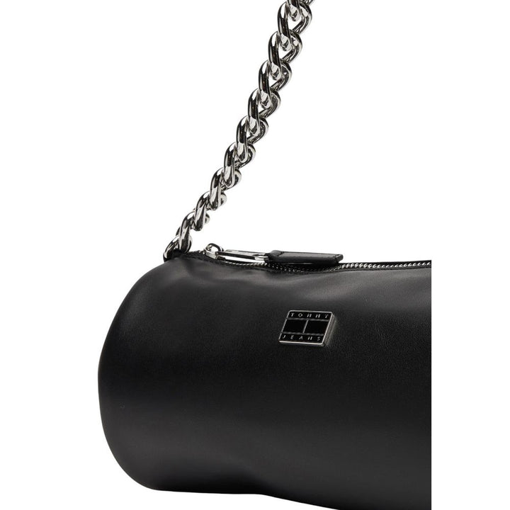 Tommy Hilfiger Jeans Black Artificial Leather Handbag