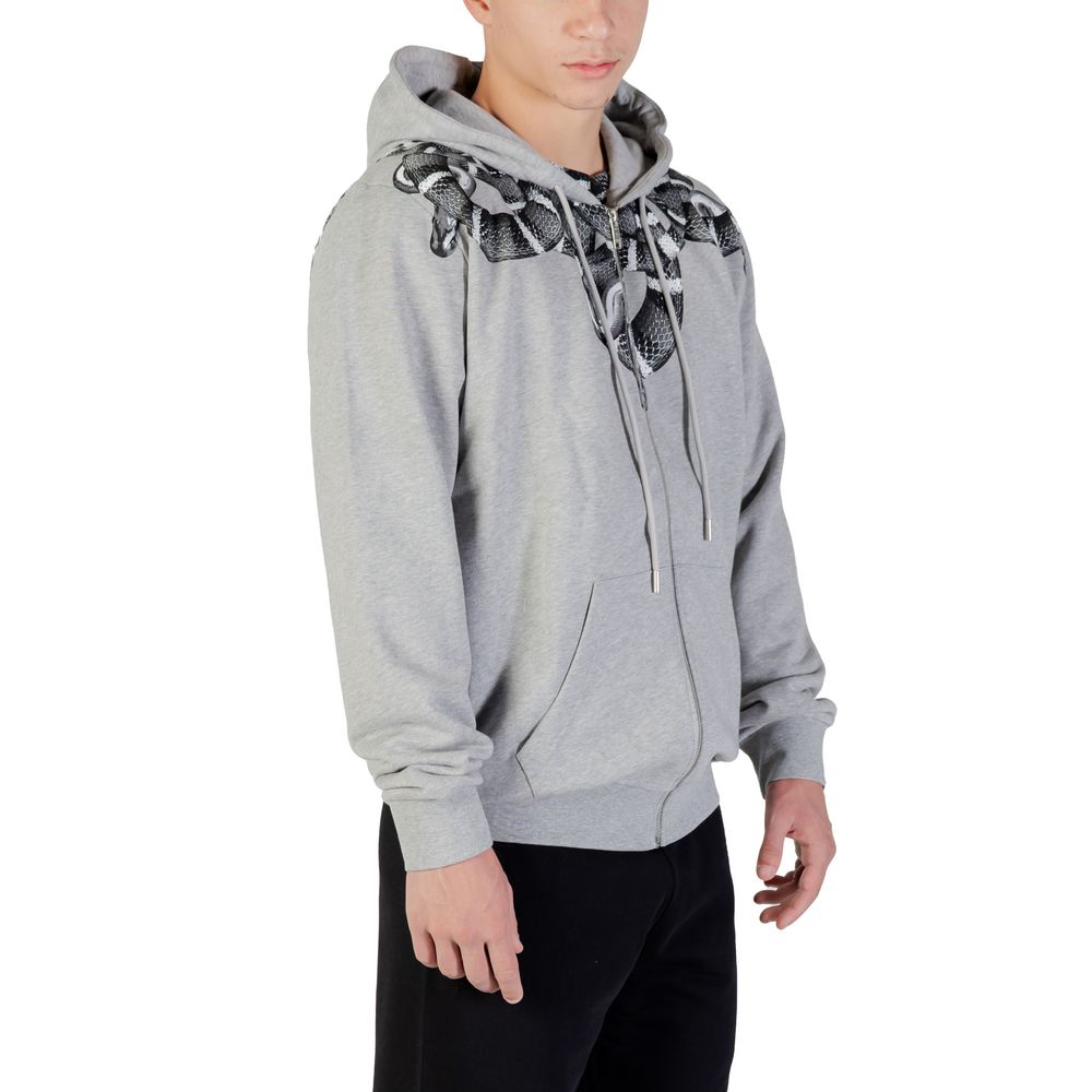 County of Milan Gray Cotton Hoodie – SEYMAYKA