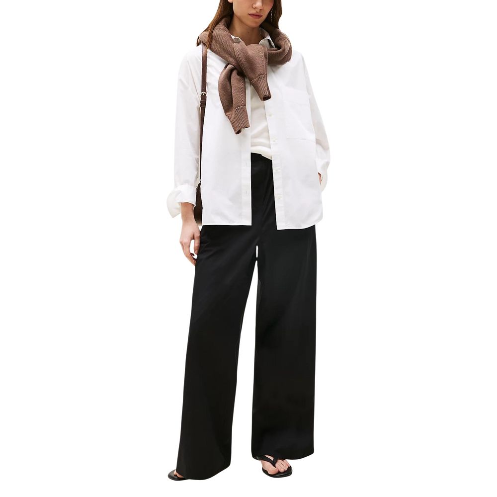 Tommy Hilfiger Black Organic Cotton Casual Pants