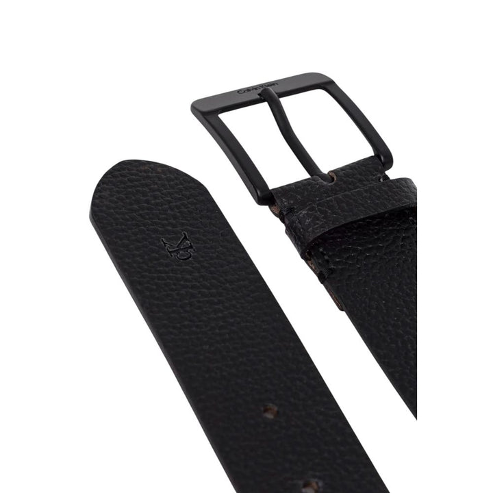 Calvin Klein Black Leather Regular Belt