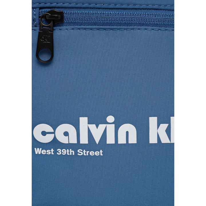 Calvin Klein Blue Recycled Polyester Crossbody Bag
