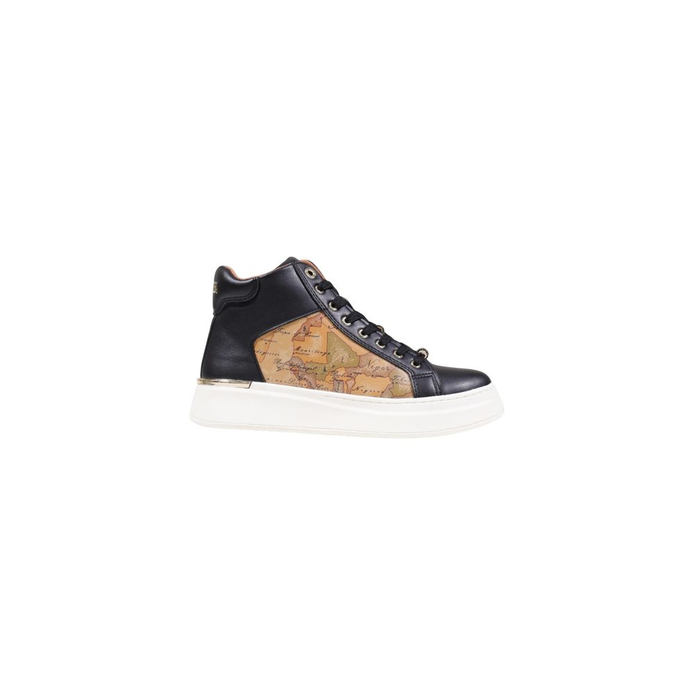 Alviero Martini Prima Classe Black Polyethylene Chunky Sneakers