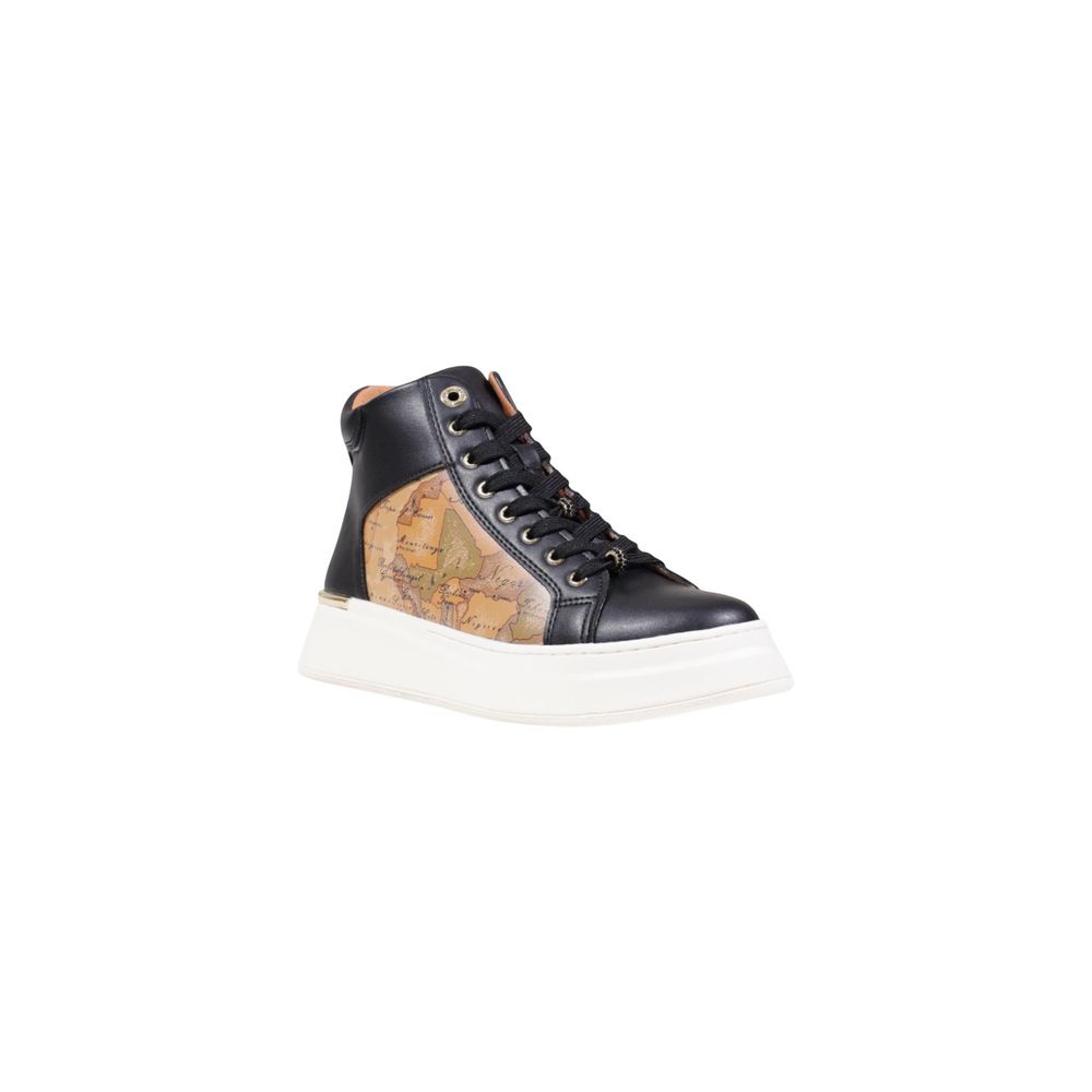 Alviero Martini Prima Classe Black Polyethylene Chunky Sneakers