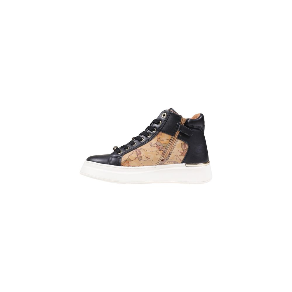 Alviero Martini Prima Classe Black Polyethylene Chunky Sneakers