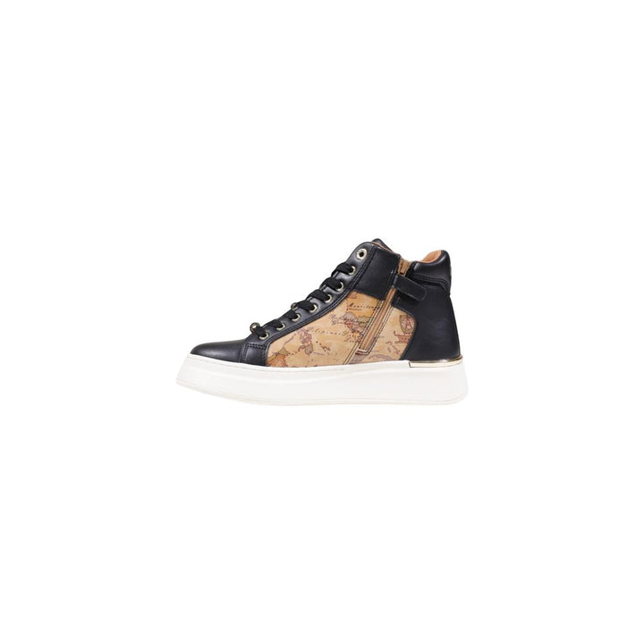 Alviero Martini Prima Classe Black Polyethylene Chunky Sneakers