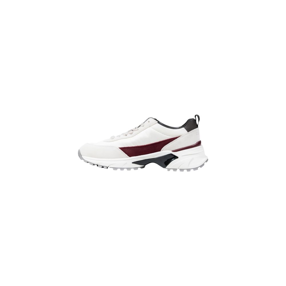 Calvin Klein Cream Suede Leather Chunky Sneakers