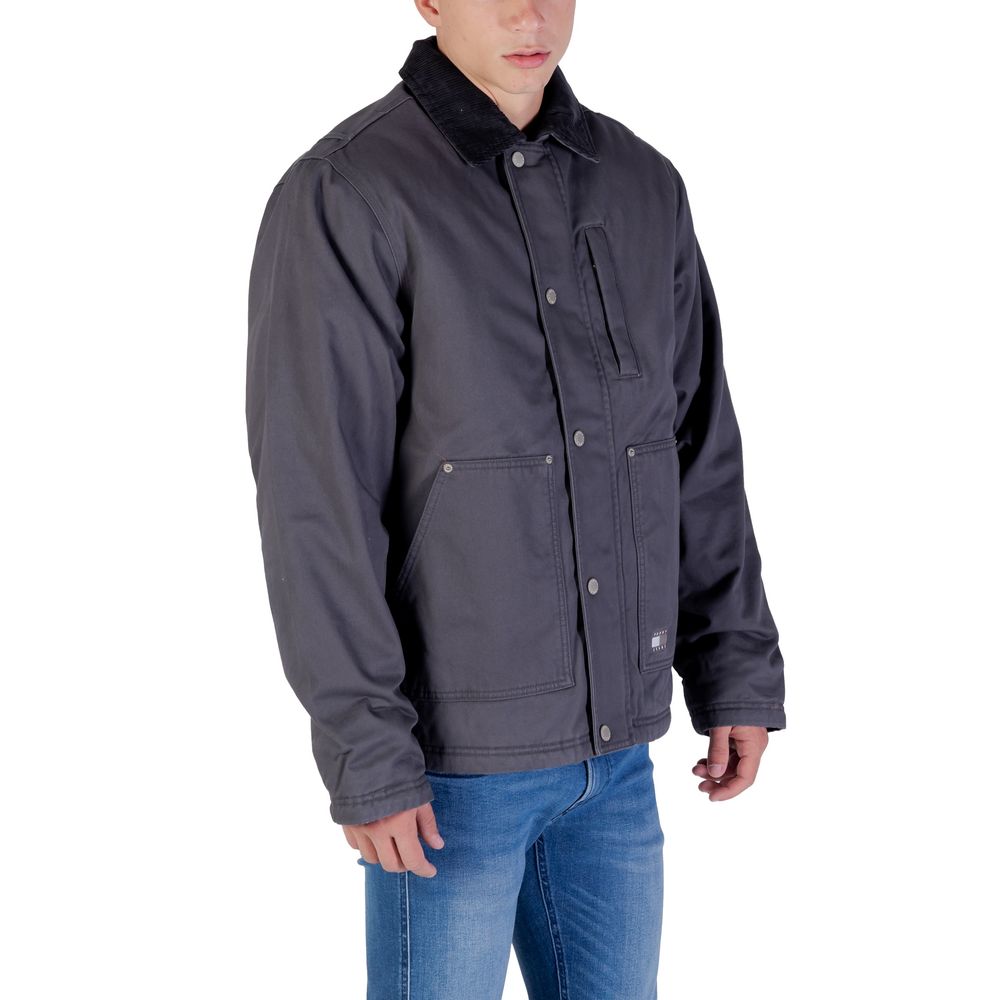 Tommy Hilfiger Jeans Gray Recycled Cotton Denim Jacket