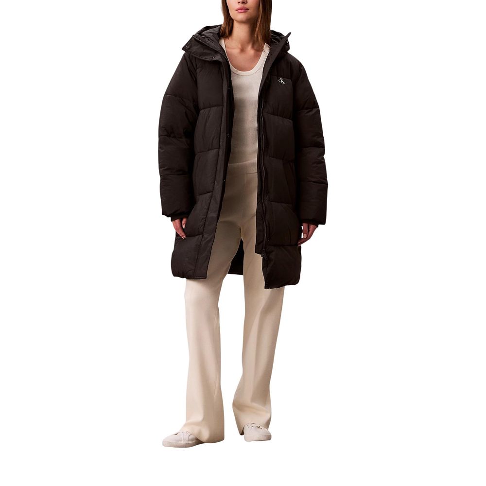 Calvin Klein Jeans Black Polyamide Coat