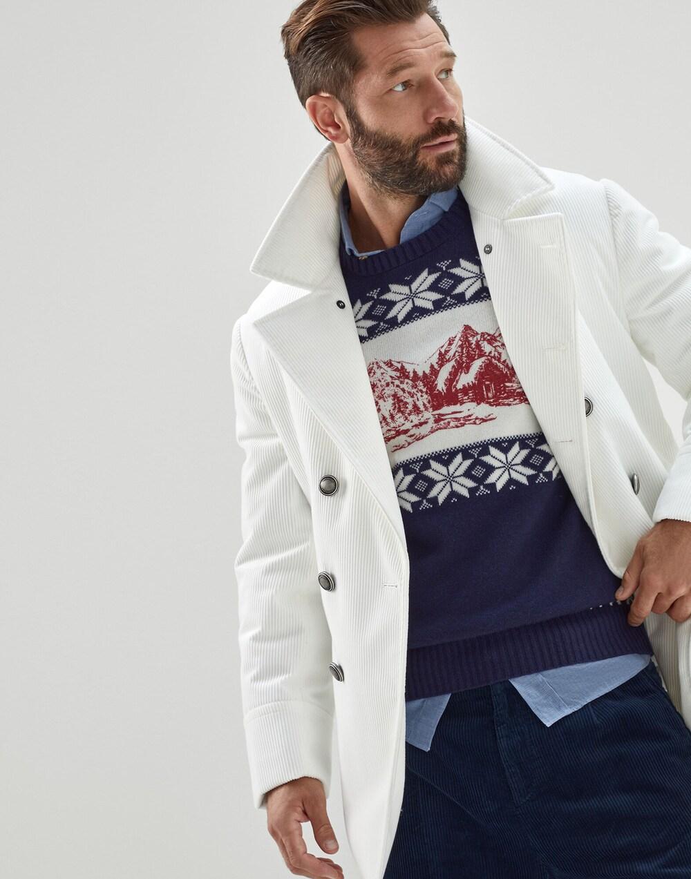 Brunello Cucinelli White Cotton Coat