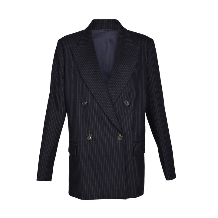 Brunello Cucinelli Bicolor Wool Blazer