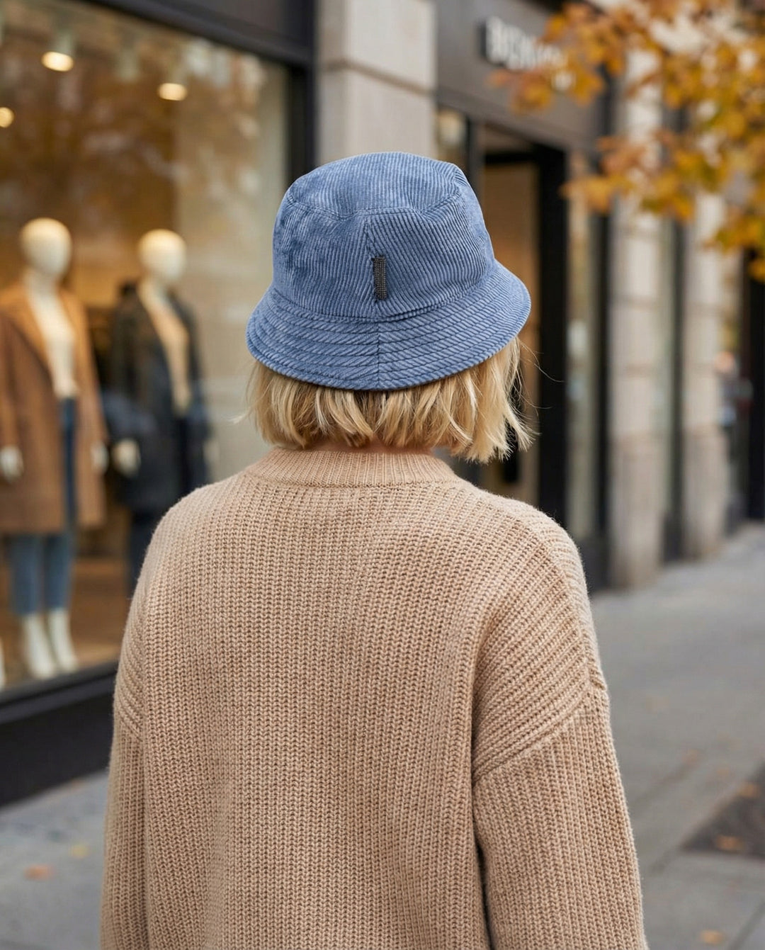 Brunello Cucinelli Blue Viscose Bucket Hat
