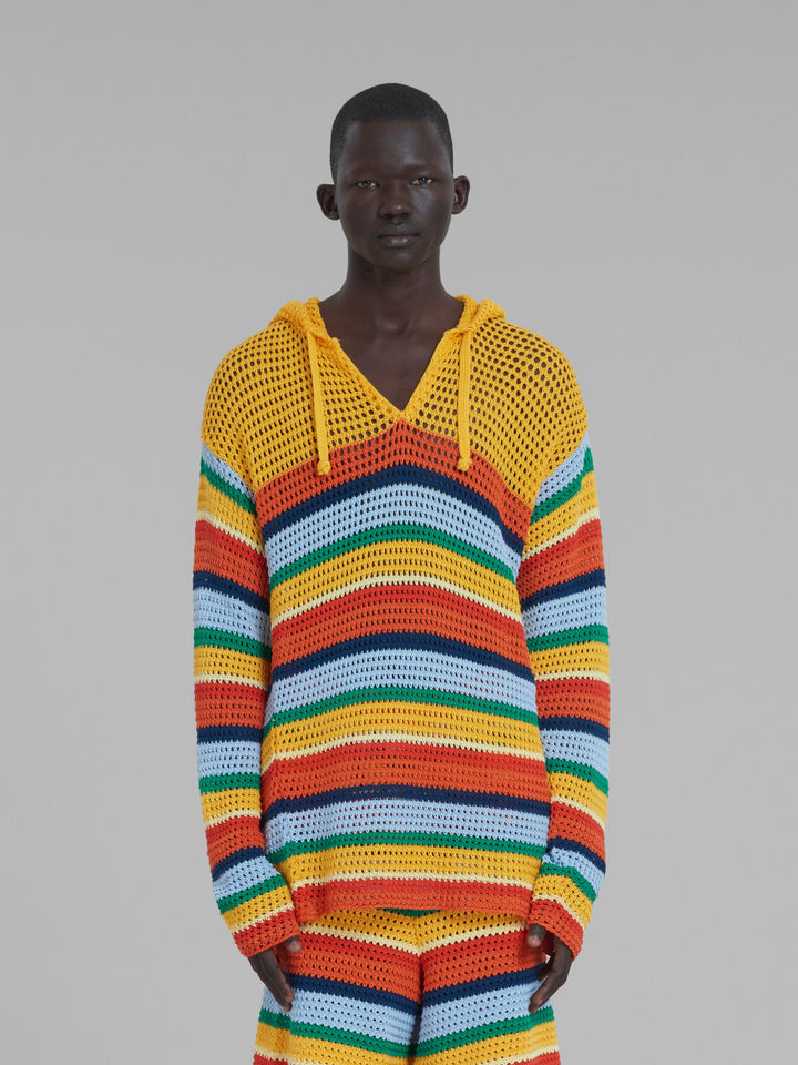Marni Multicolor Fibres Hoodie