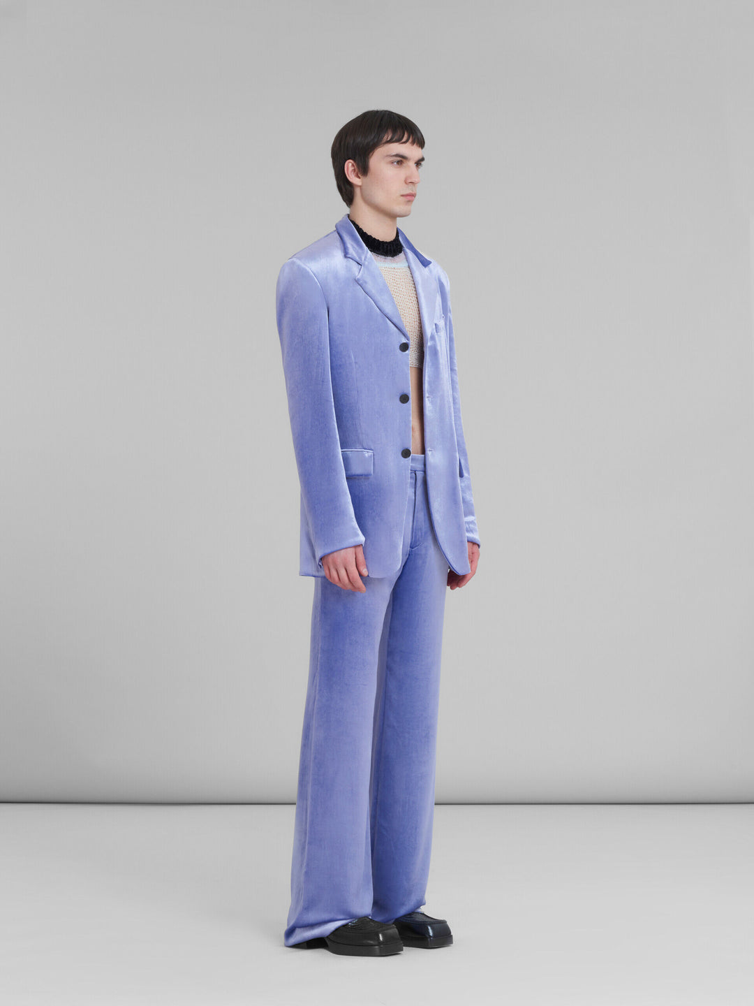 Marni Purple Fibres Blazer