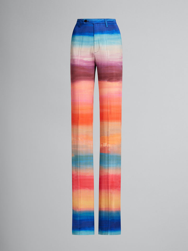 Marni Multicolor Fibres Casual Pants