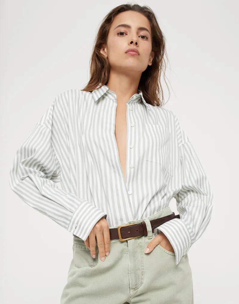 Brunello Cucinelli Brown Leather Regular Belt