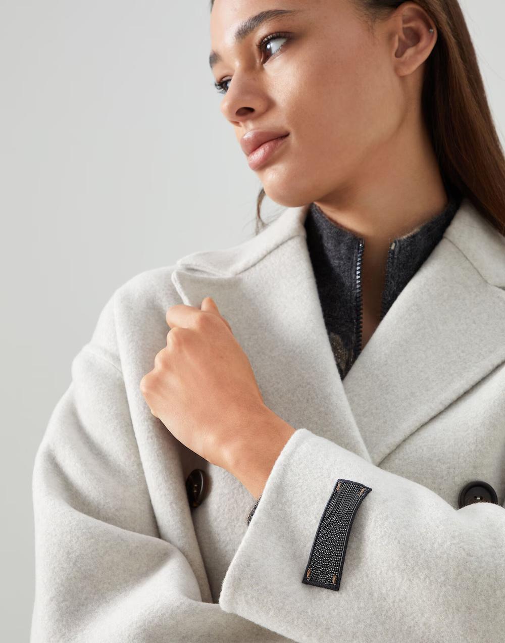 Brunello Cucinelli Multicolor Cashmere Coat