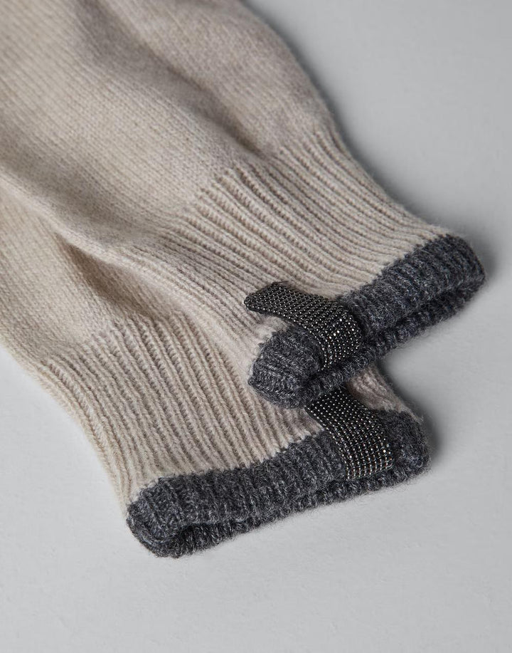 Brunello Cucinelli Multicolor Cashmere Gloves