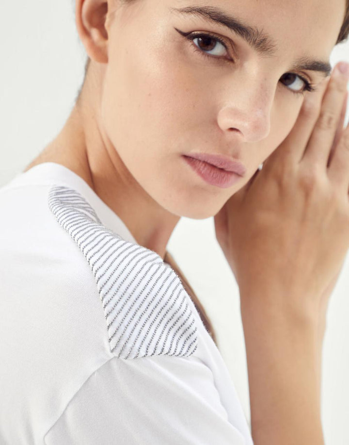 Brunello Cucinelli White Cotton Sportswear