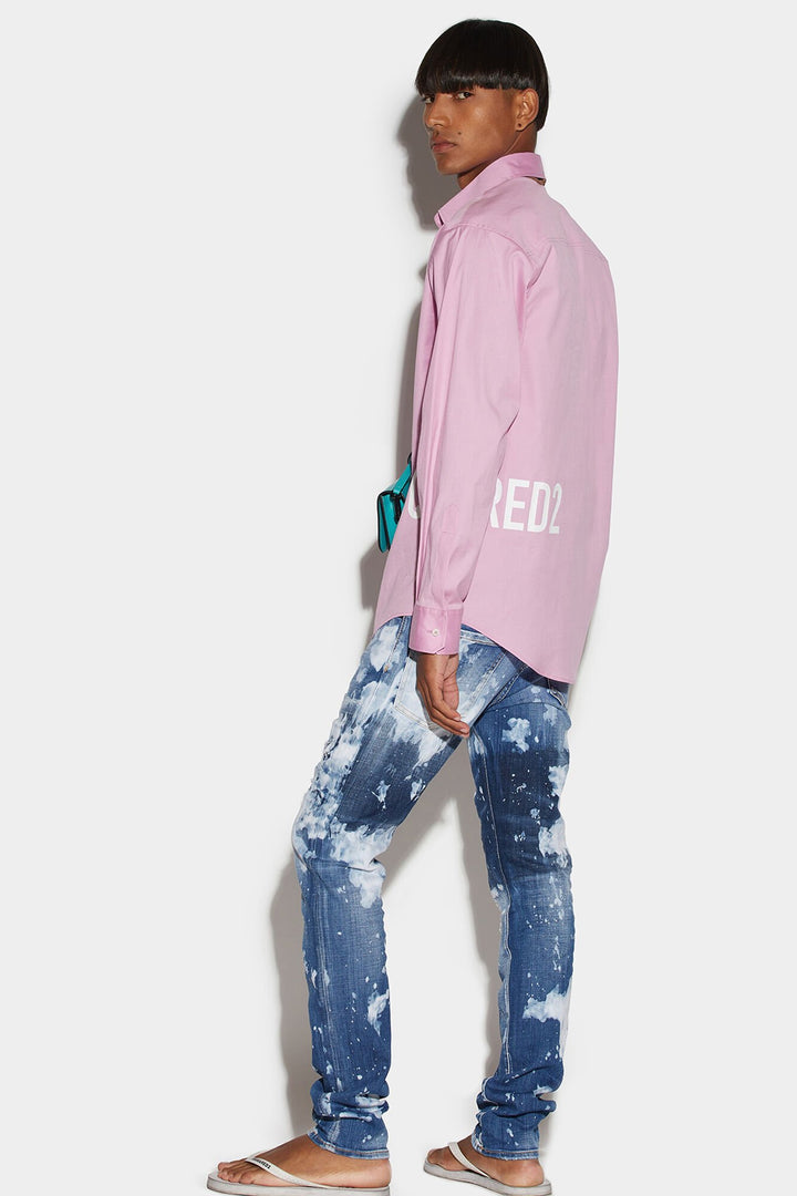 Dsquared² Blue Fibres Slim Fit Jeans