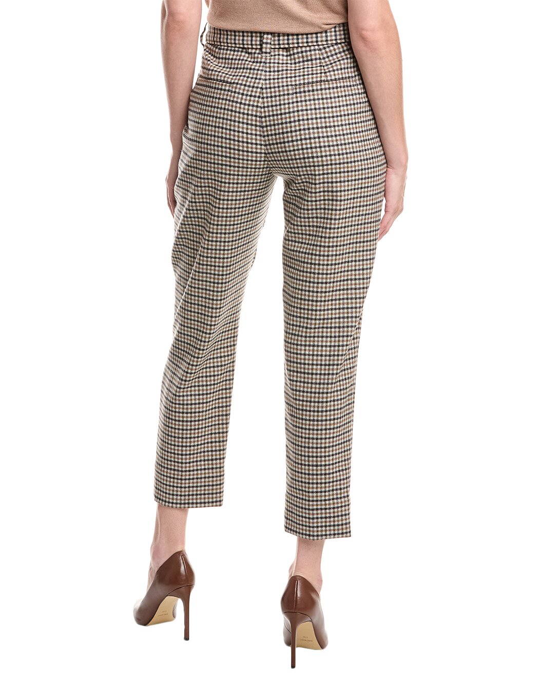 Brunello Cucinelli Multicolor Wool Casual Pants