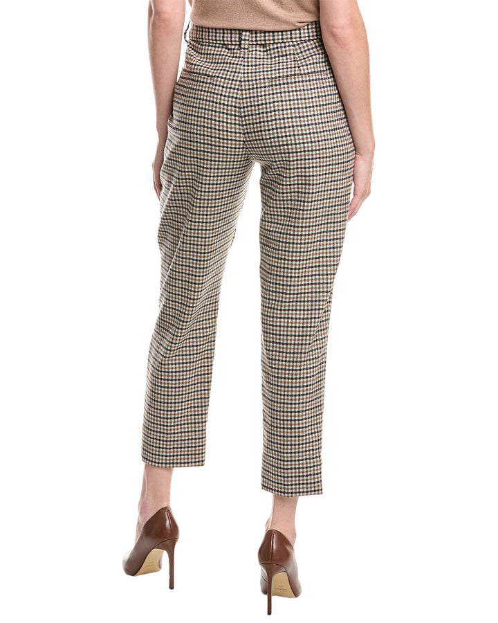 Brunello Cucinelli Multicolor Wool Casual Pants