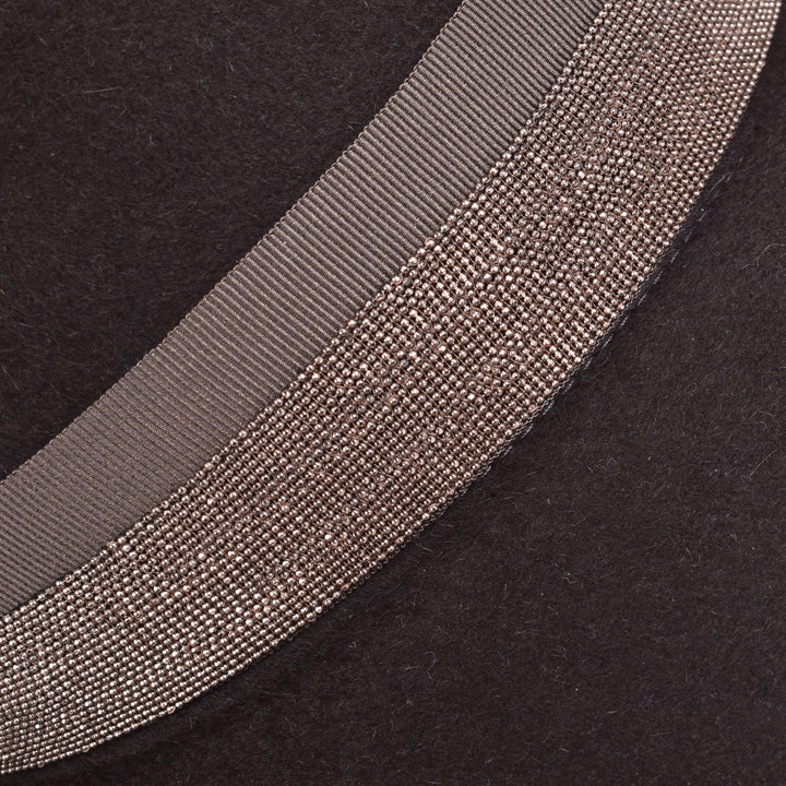 Brunello Cucinelli Brown Metal Fedora