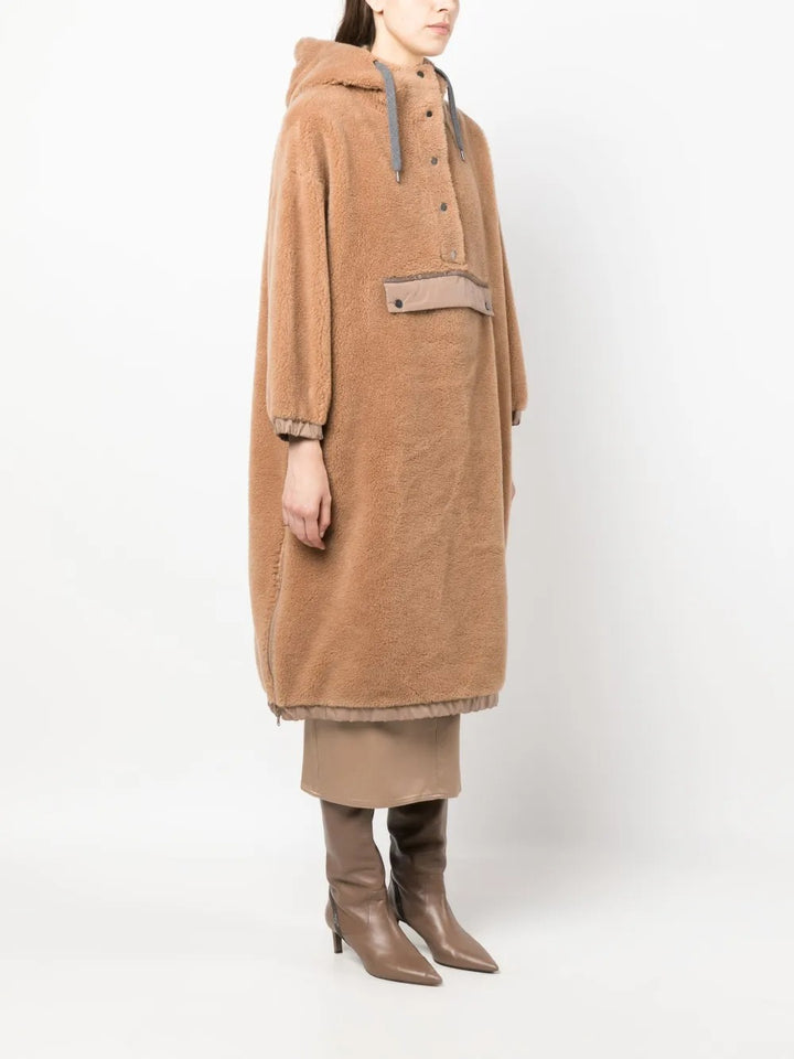 Brunello Cucinelli Beige Wool Cloacks