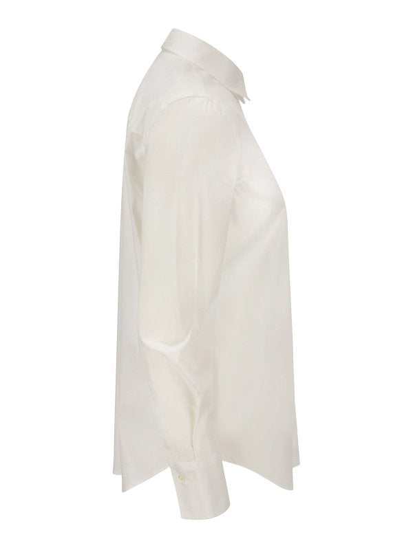 Brunello Cucinelli White Cotton Shirt