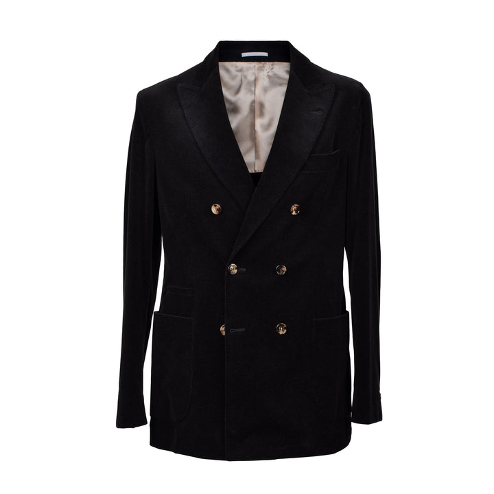 Brunello Cucinelli Black Cotton Blazer