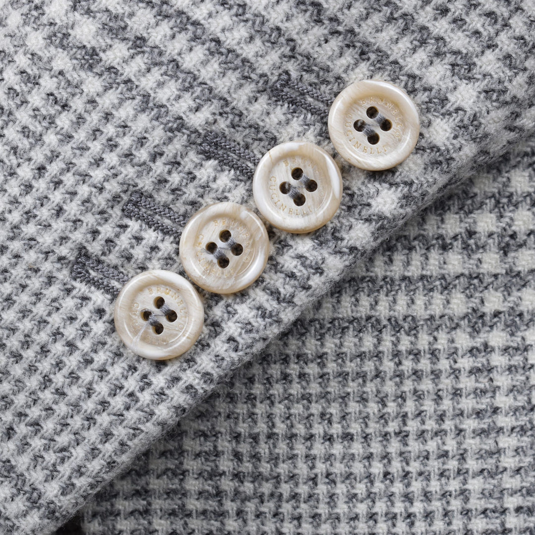 Brunello Cucinelli Pearl Wool Blazer
