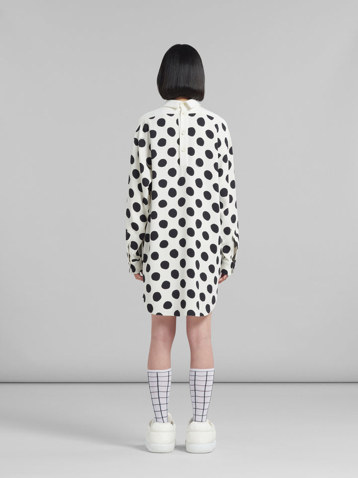 Marni White Fibres Casual Dress