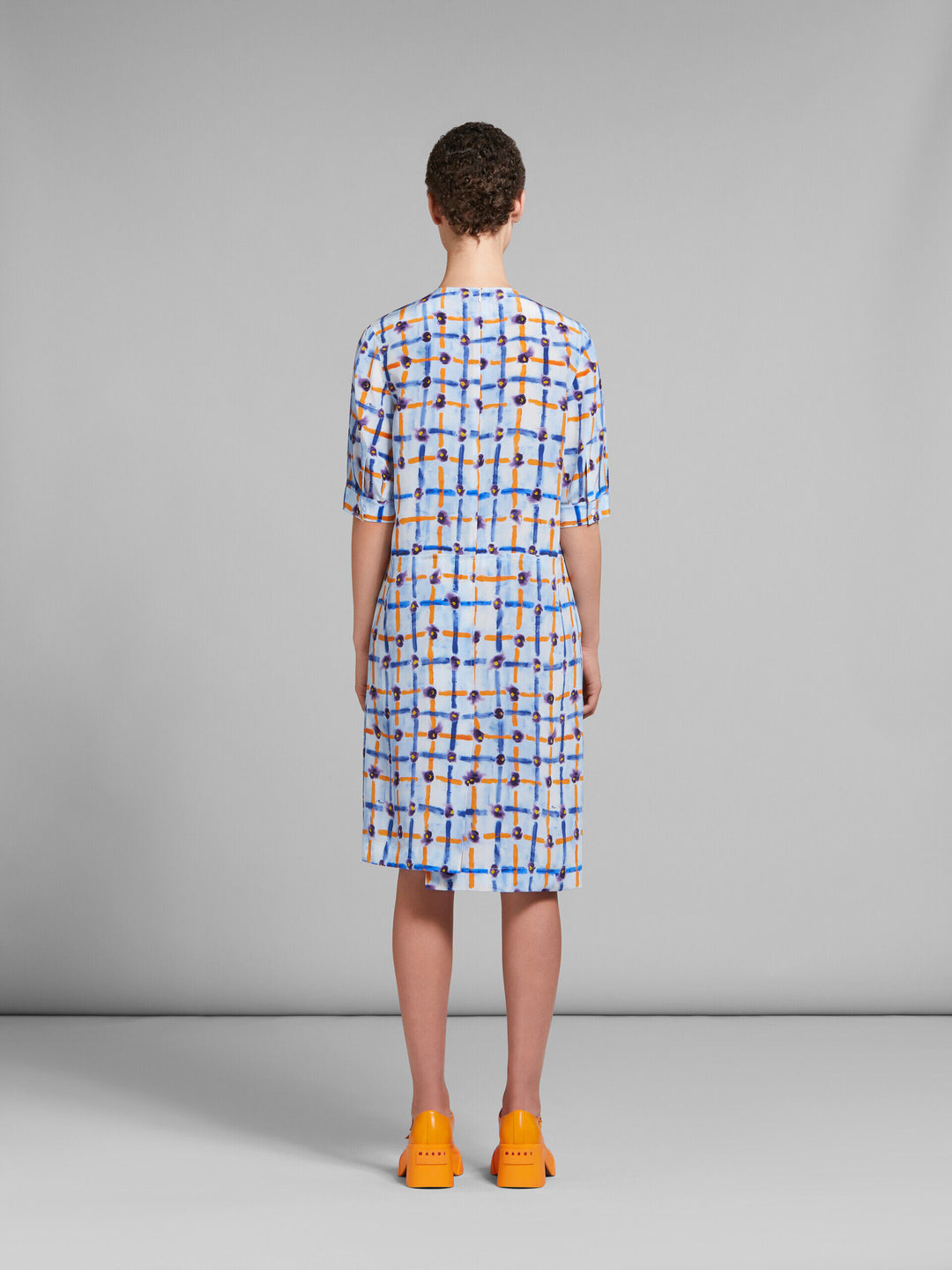 Marni Blue Fibres Casual Dress
