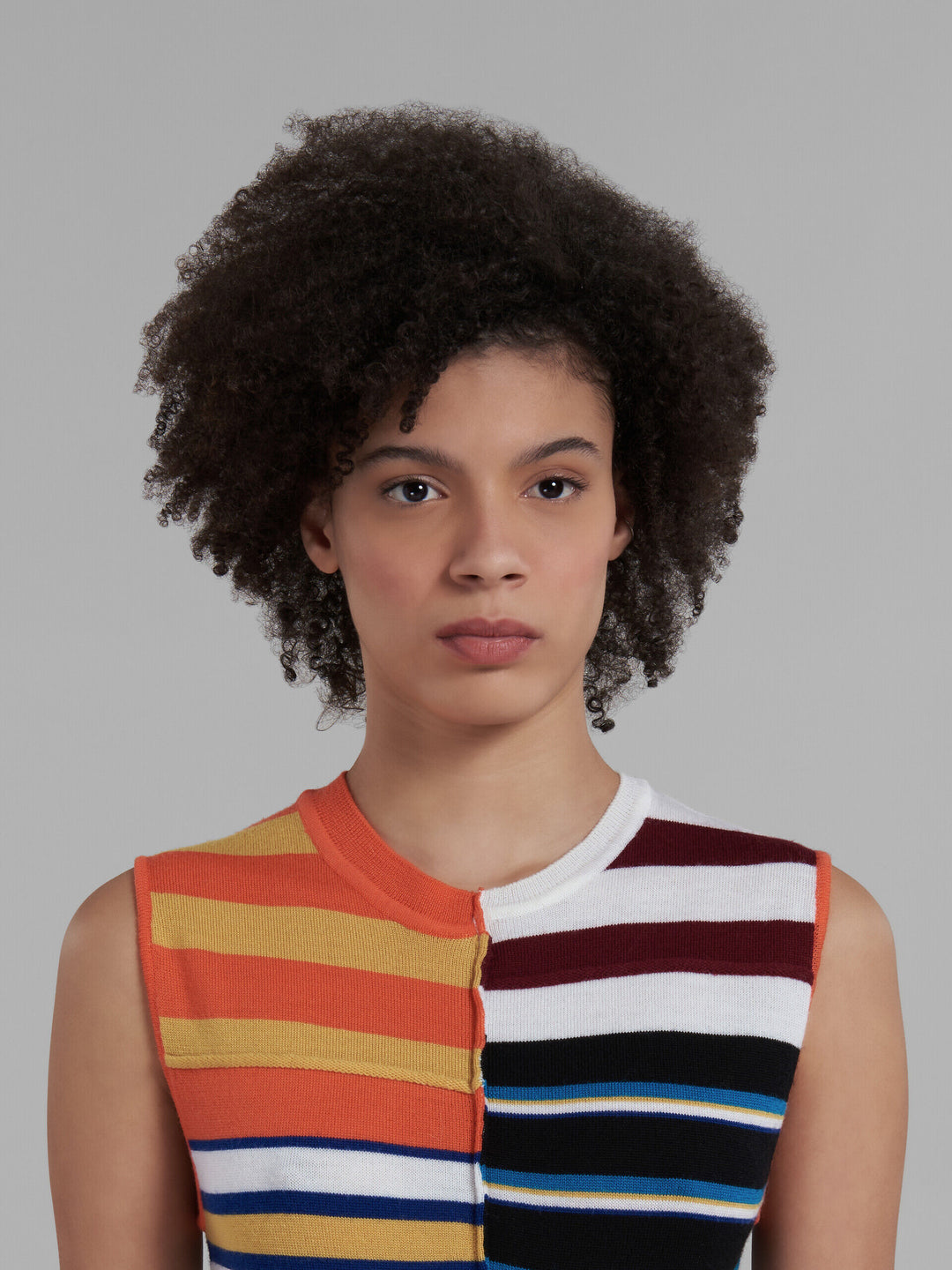 Marni Multicolor Fibres Casual Dress