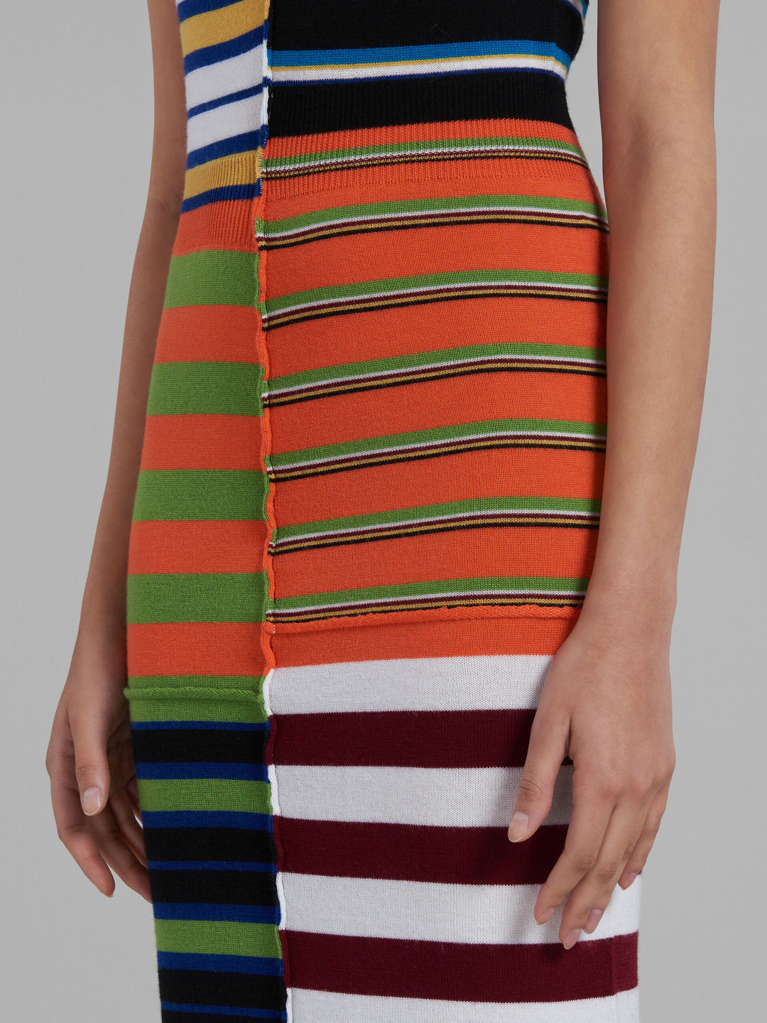 Marni Multicolor Fibres Casual Dress