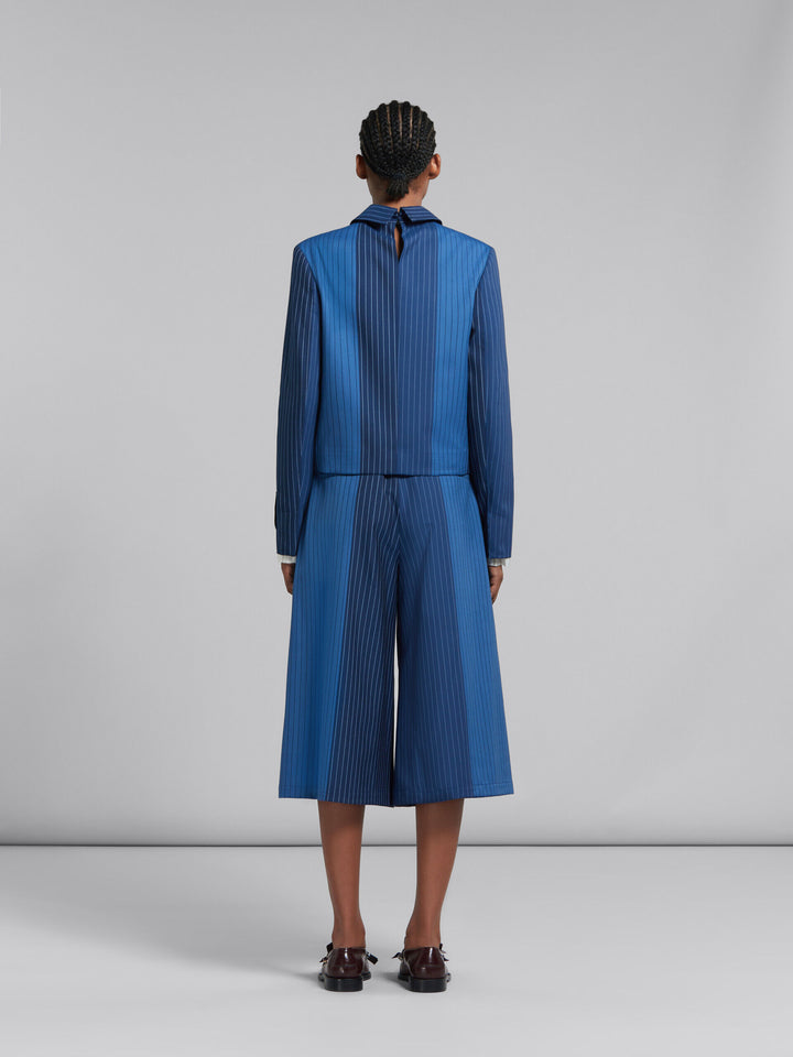 Marni Blue Fibres Coat