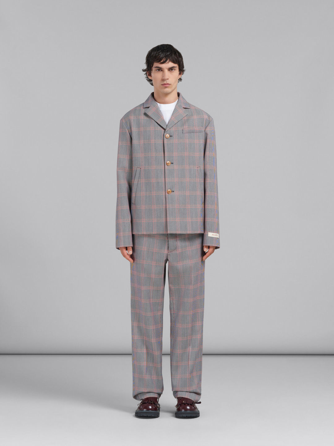 Marni Orange Fibres Coat